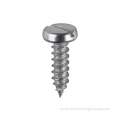 Pan Head Slotted Zinc Plated Screw Carbon Steel